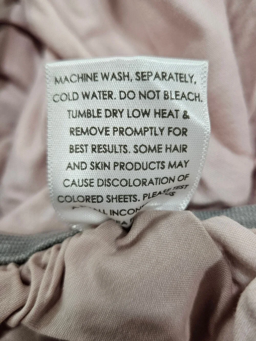 Sleep Number Smart Fit King Flex Top Fitted & Flat Sheet Dusty Rose Lyocell Cool